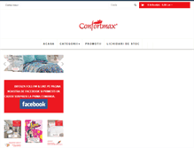 Tablet Screenshot of confortmax.ro